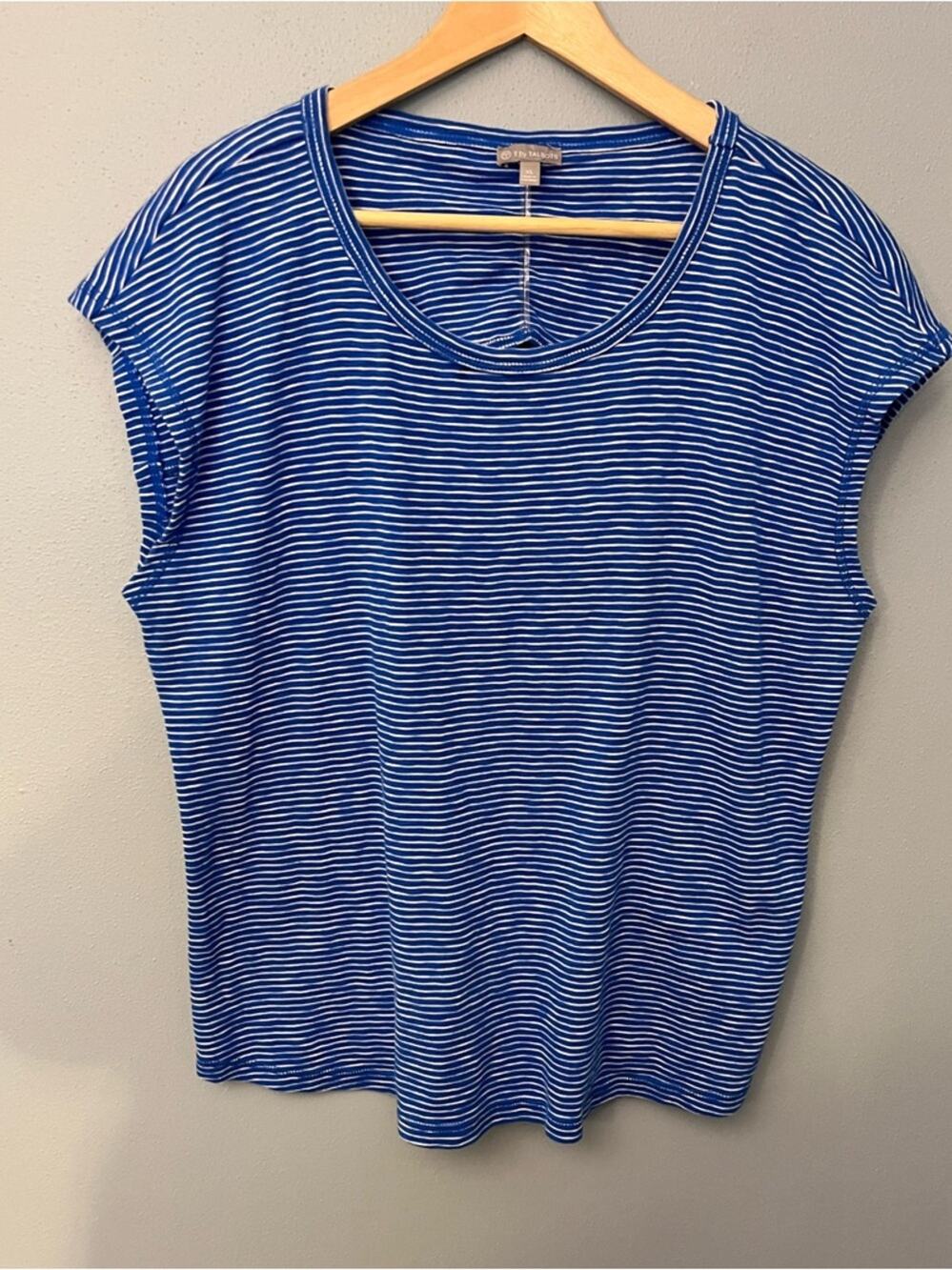 T by Talbots Striped Sleeveless Top